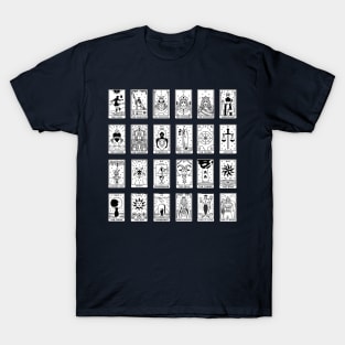 Tarot Deck Major Arcana Tarot Cards in Order T-Shirt